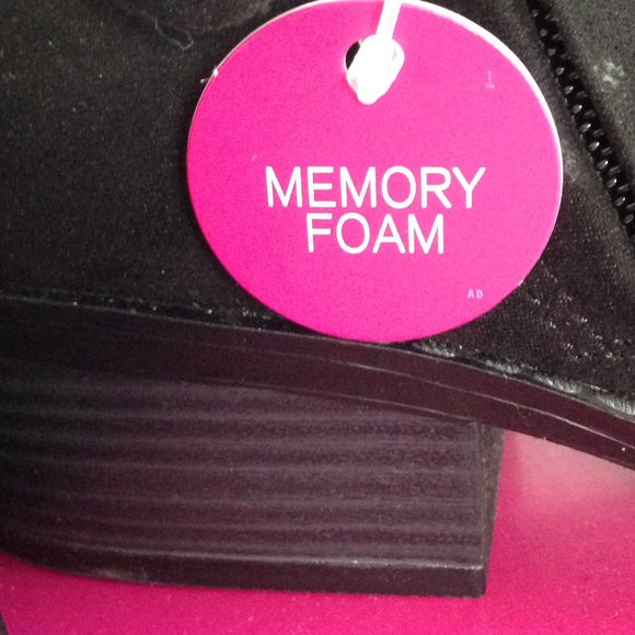 So Angelfish Black Memory Foam Ankle Boots - Picture 9 of 11